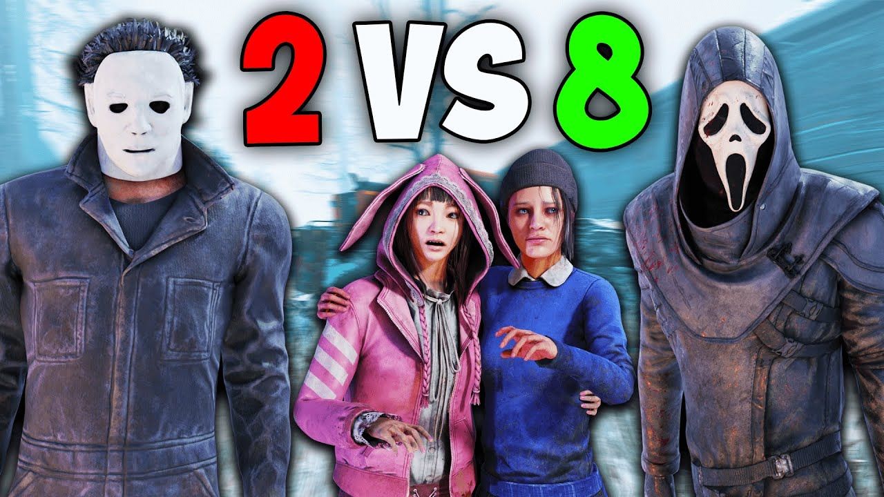 2 KILLERS vs 8 SURVIVORS in Dead by Daylight! - YouTube