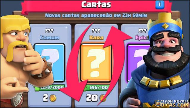 Truque de como mudar as cartas da Loja! | Clash Royale Dicas