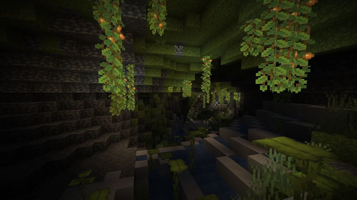 Cavernas verdejantes - Minecraft Wiki