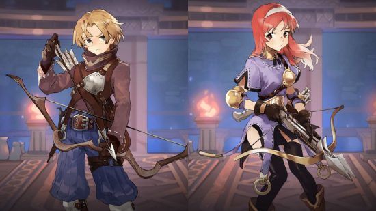 Classes de origem do Ragnarok - dois visuais de arqueiro disponíveis no jogo