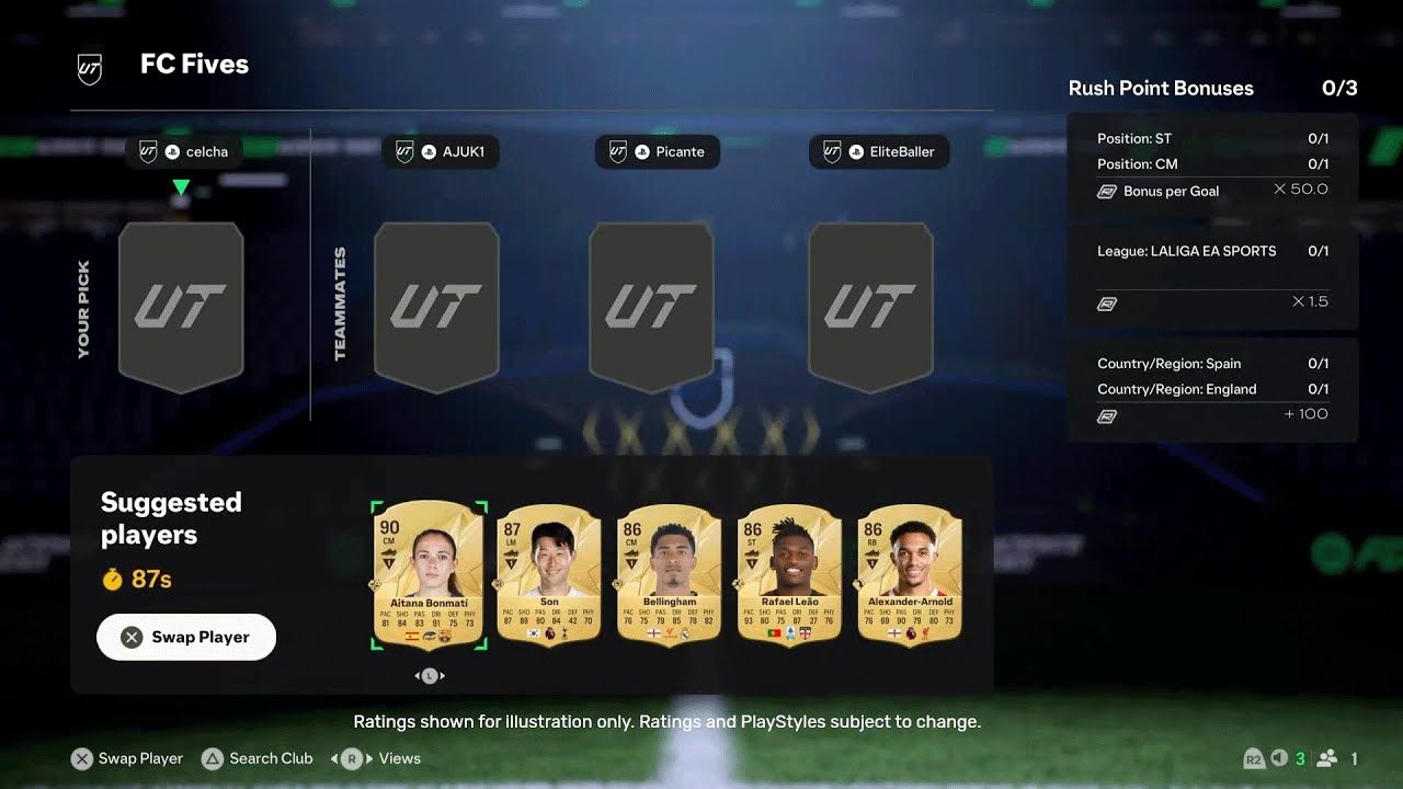 EA SPORTS FC 25 - Análise detalhada oficial do Football Ultimate Team