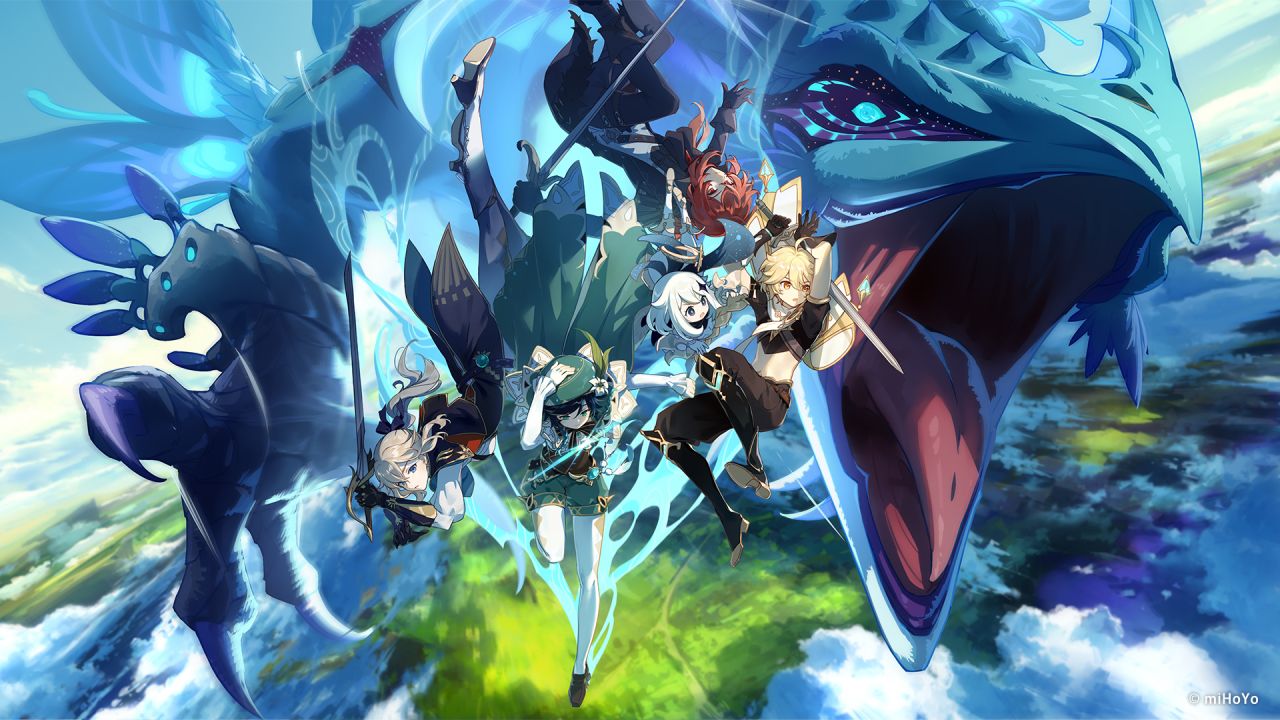 Envio do papel de parede de Genshin Impact