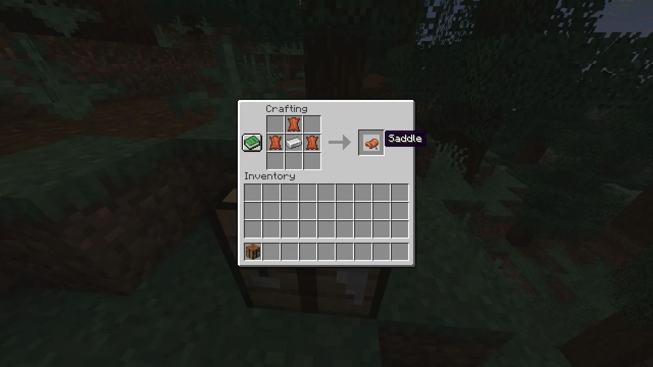 How to craft a saddle in Minecraft: Recipe, items, and uses