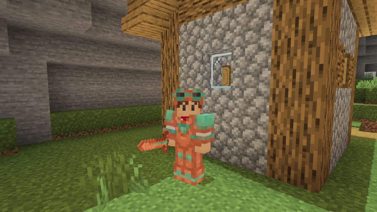 Copper armor concept I made : r/Minecraft