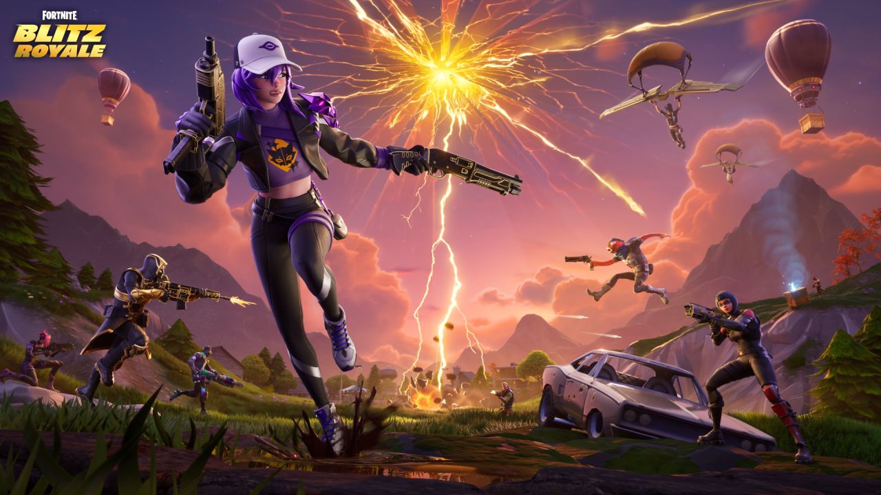 Fortnite Blitz Royale: Full Throttle. Phone Ready.