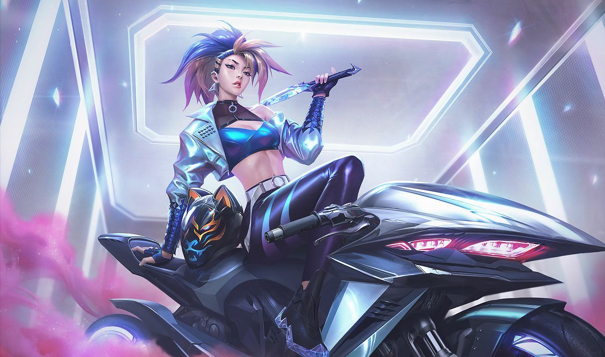 LoL Account With K/DA ALL OUT Akali Skin | Turbosmurfs
