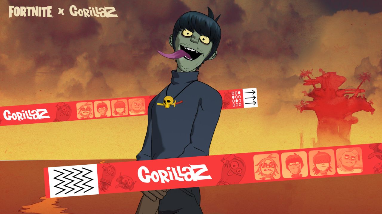Gorillaz Enter Fortnite as Festival Season 10 Icons!
