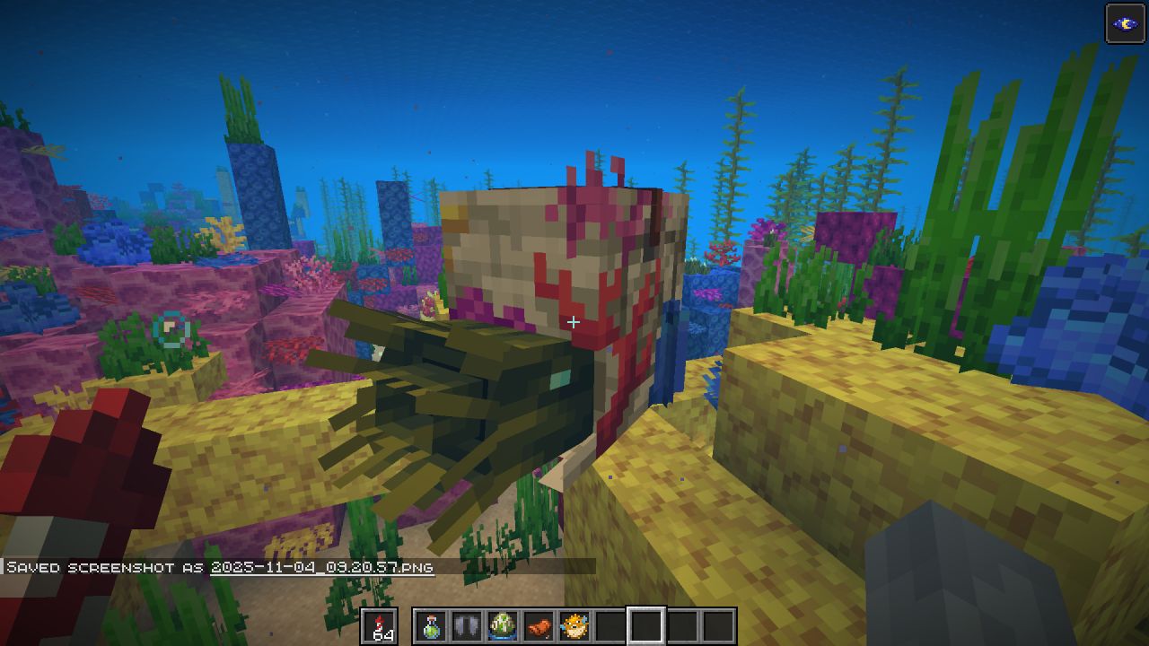 New Mob! Coral Zombie Nautilus : r/Minecraft