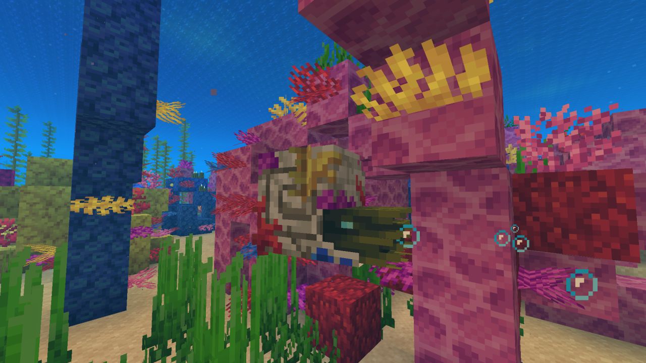 New Mob! Coral Zombie Nautilus : r/Minecraft