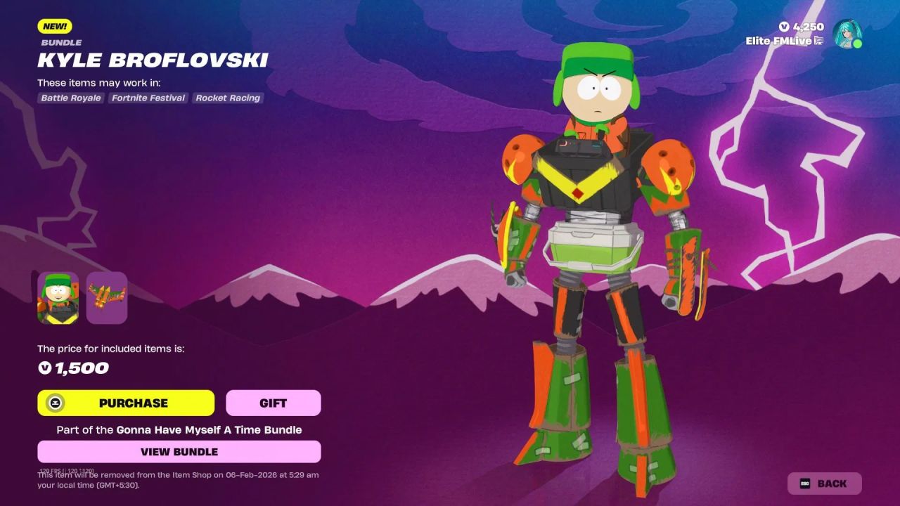 All Fortnite South Park skins