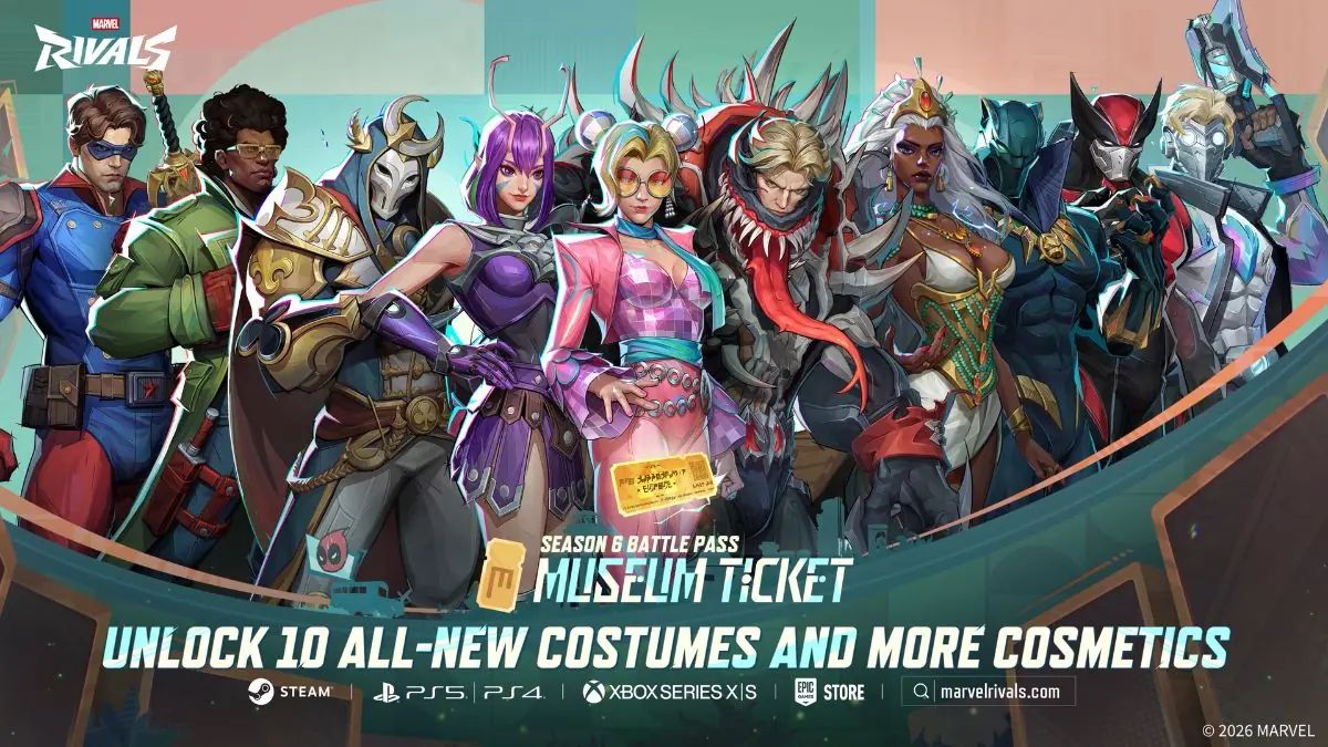 All Season 6: Museum Ticket Battle Pass Skins & Rewards | Marvel Rivals News
