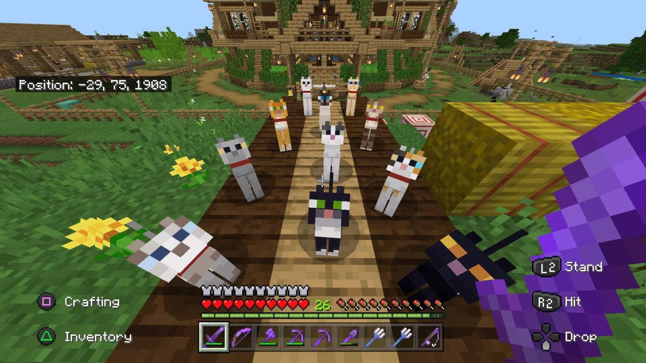 Finalmente colecionei todos os gatos no Minecraft e amo todos eles : r/ Minecraft