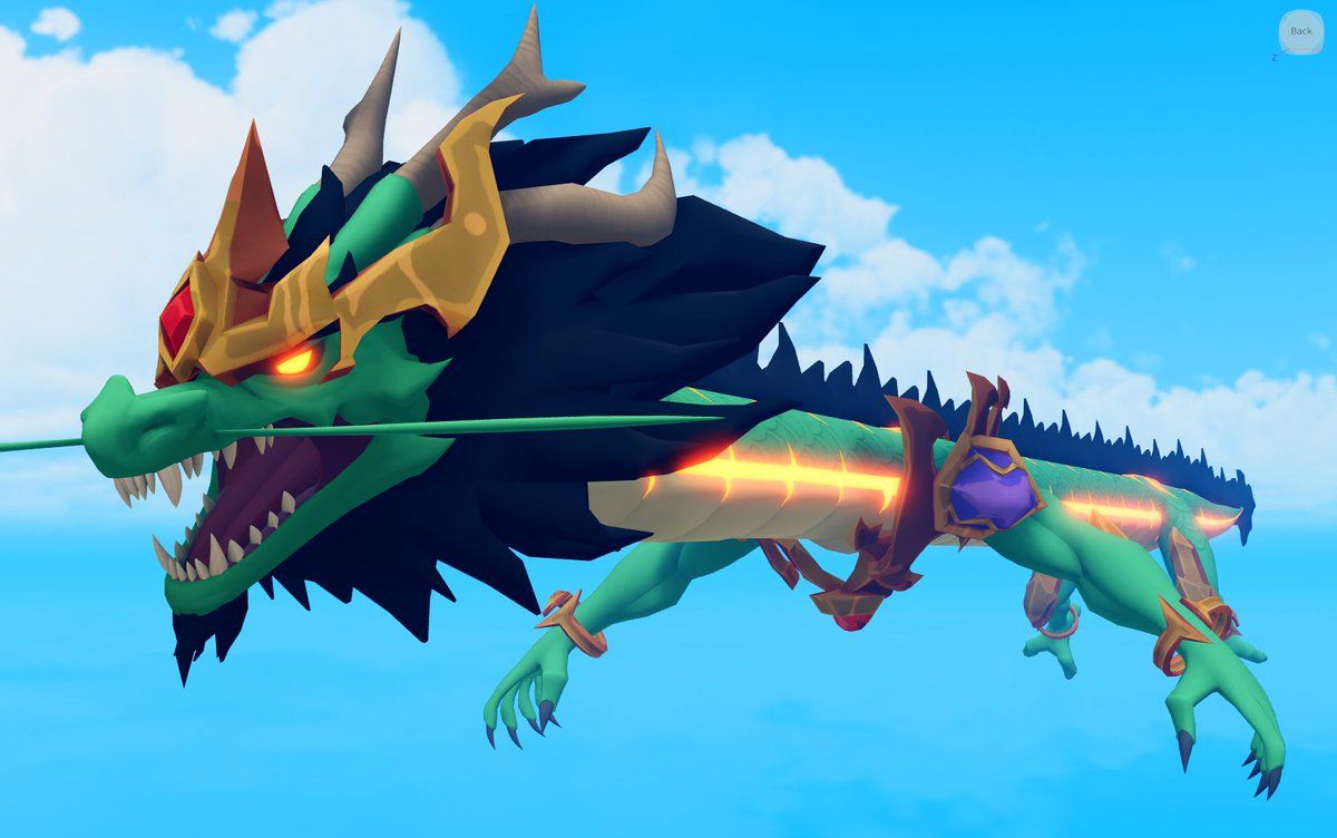 Eastern dragon 3d model for blox fruits #ROBLOX #RobloxDev #RBXDev