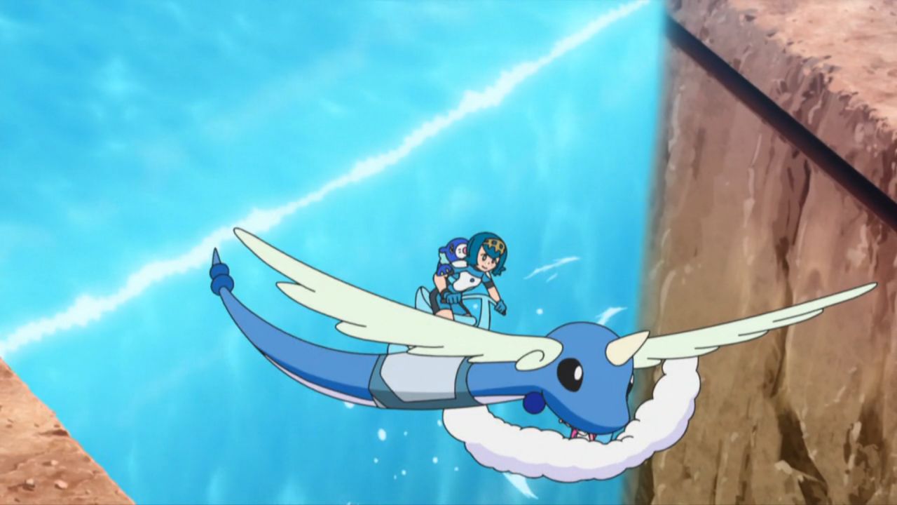 Só pra lembrar que o Dragonair já apareceu no anime com as