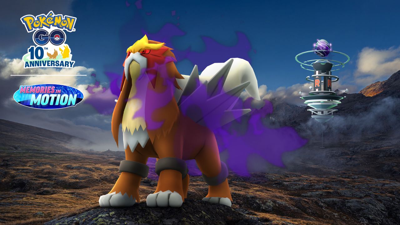 Lute à sombra do Pokémon Vulcão no dia de Reides Sombrosos com Entei. — Pokémon  GO