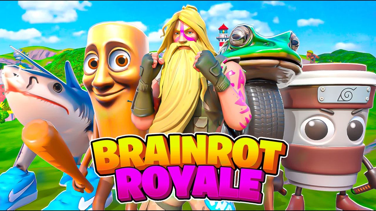 🧠 BRAINROT ROYALE - FFA 💥 2433-3460-5082, de potrostudios — Fortnite