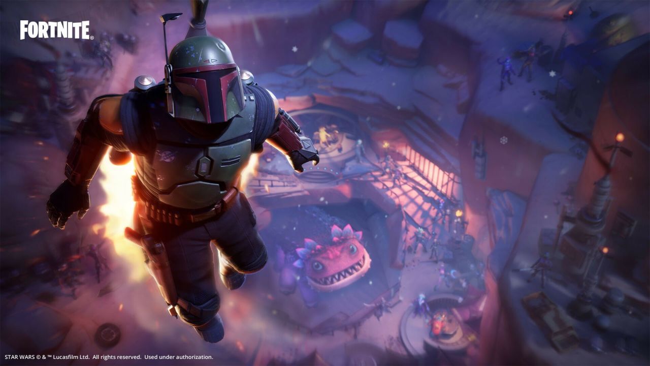 Download Star Wars Boba Fett Video Game Fortnite HD Wallpaper by Justin Holt | 1920x1080 | Wallpaper Abyss