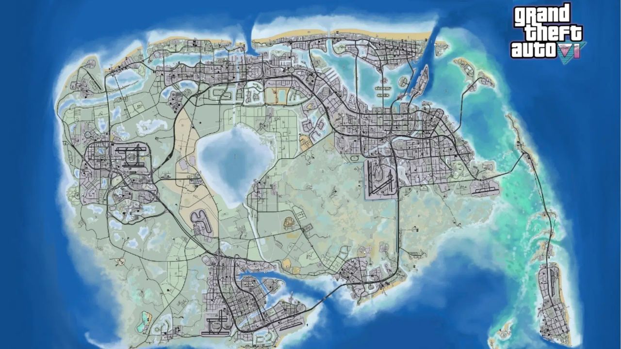 GTA 6 Map Wallpapers, Photos and Backgrounds [ HQ ]
