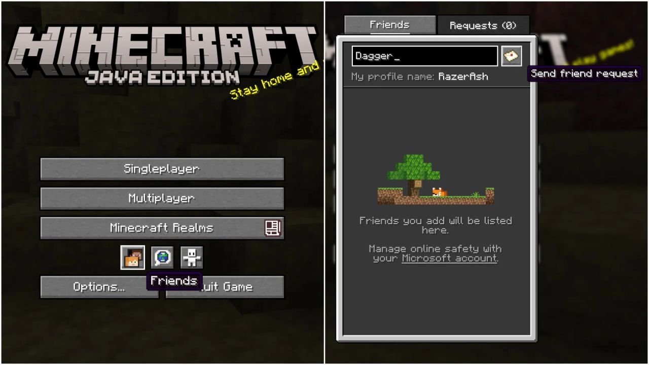 How to add friends in Minecraft Java Edition