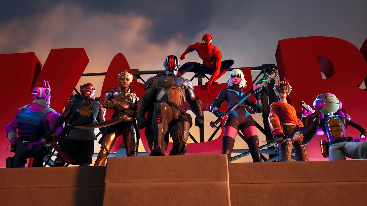 Fortnite x Spider-Man - HD Battle Royale Wallpaper | 1920x1080 | Wallpaper Abyss
