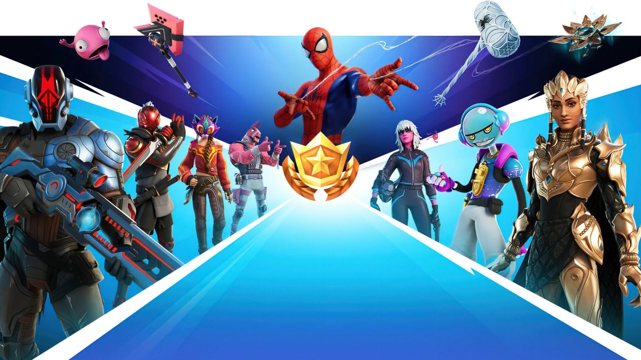 Download Spider Man Video Game Fortnite HD Wallpaper | 1920x1080 | Wallpaper Abyss