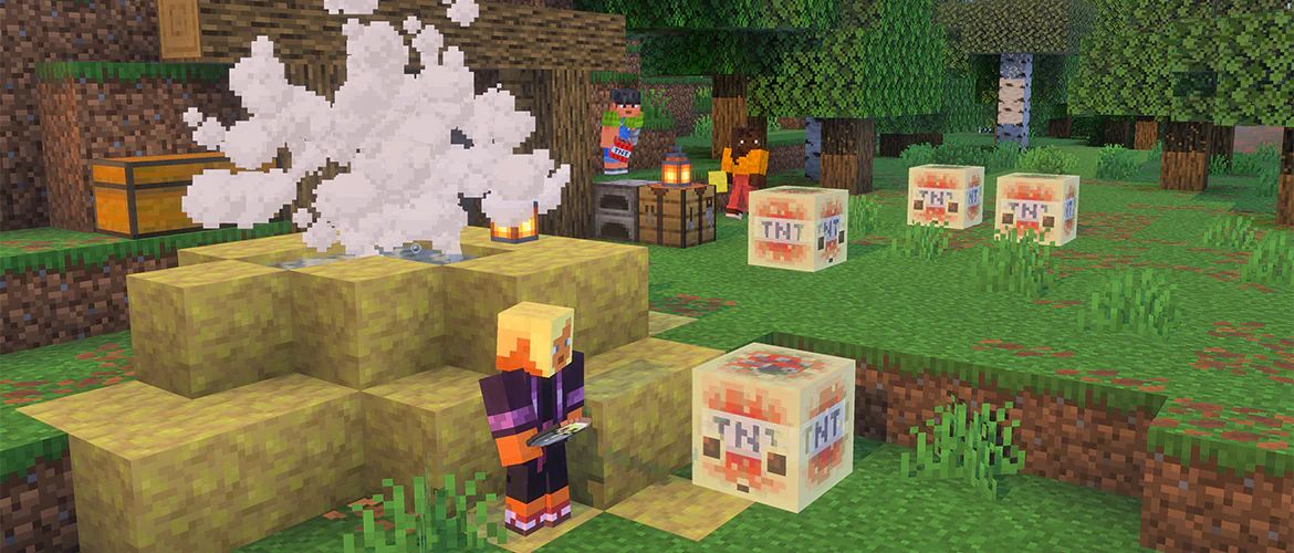 Dial up the chaos in testing | Minecraft