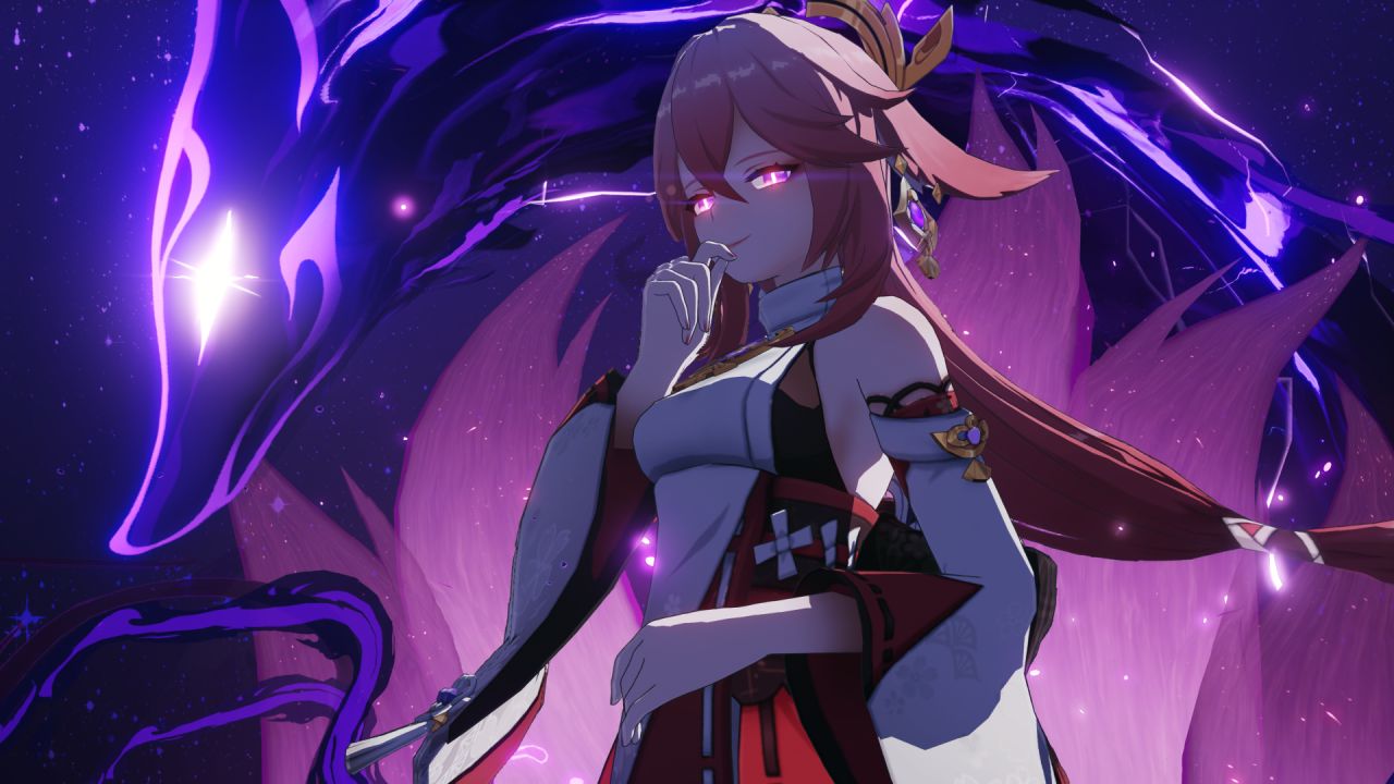 Yae Miko Guuji 4K Ultra HD Wallpaper | Genshin Impact | 3840x2160 |  Wallpaper Abyss