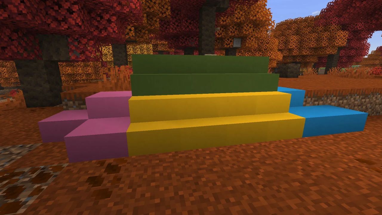 Nine years later, Minecraft finally adds concrete stairs and slabs
