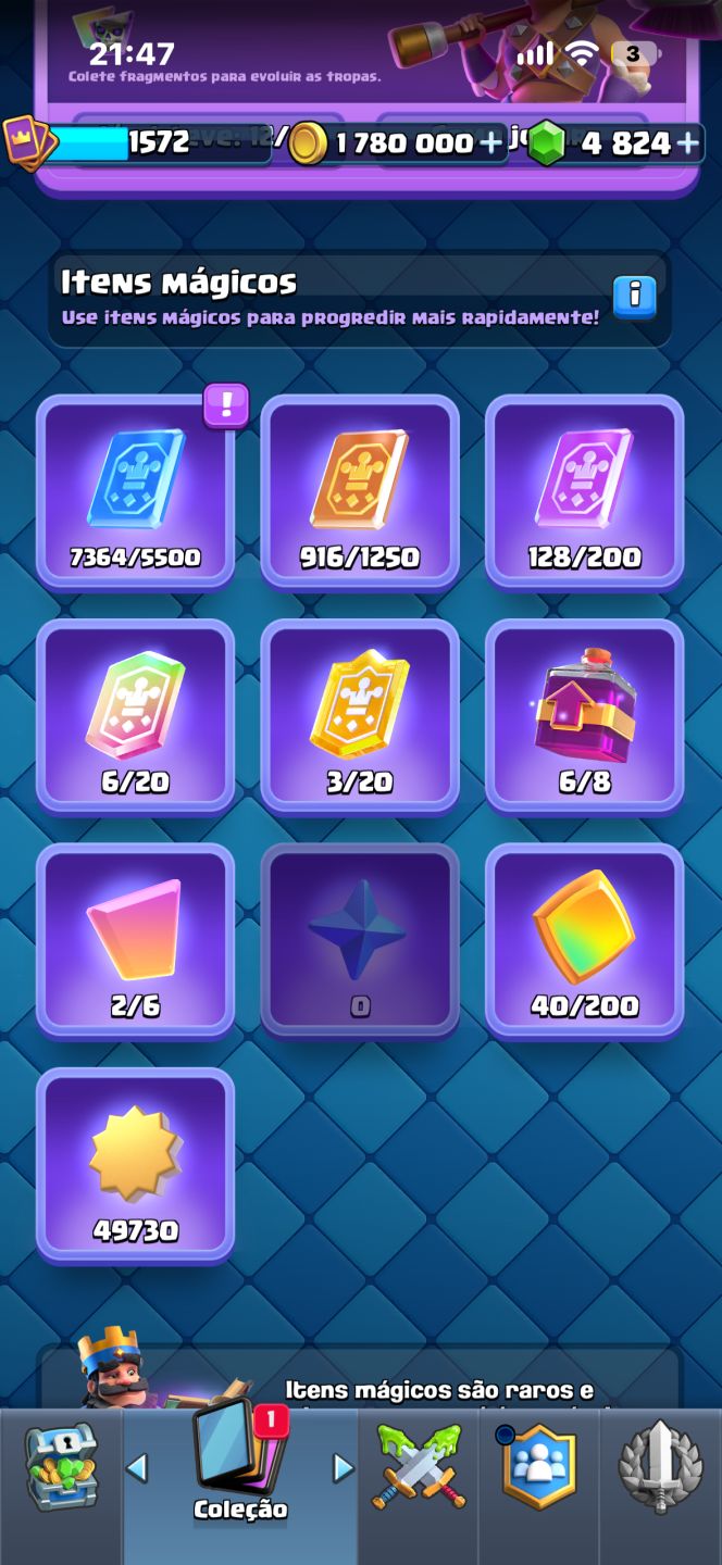 CONTA CLASH ROYALE | 11.030 TROFÉUS MÁX | 7 ANOS DE JOGO