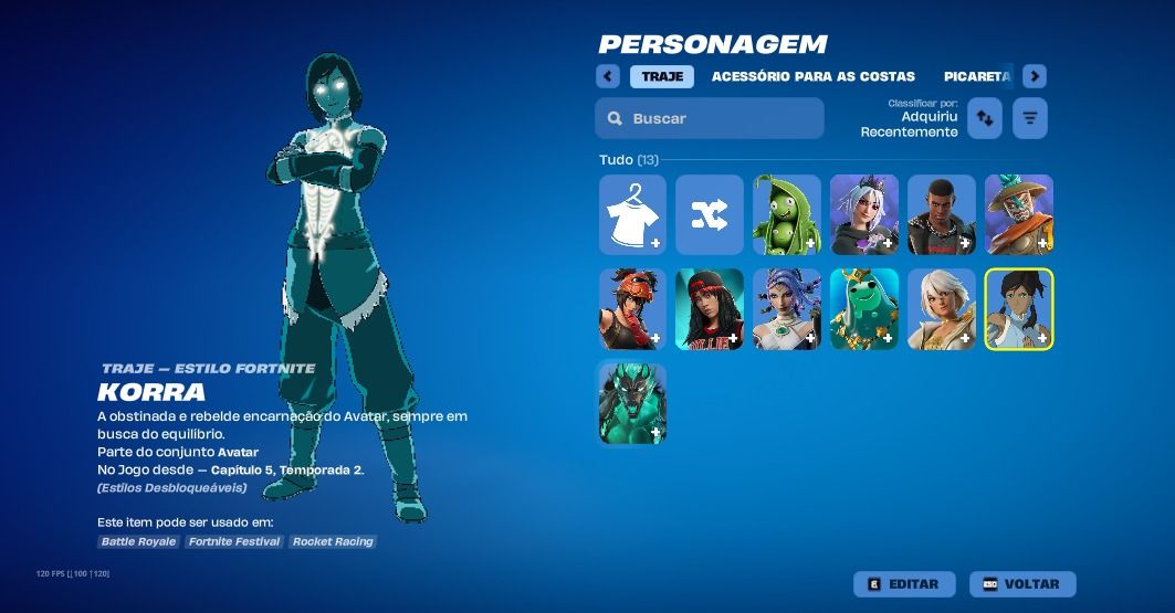 Conta de Fortnite Billie Elish