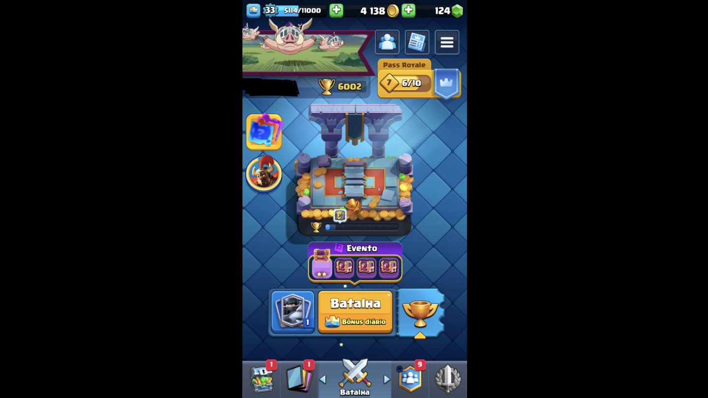 Conta de Clash Royale 6000+ troféus 5 anos de jogo !!
