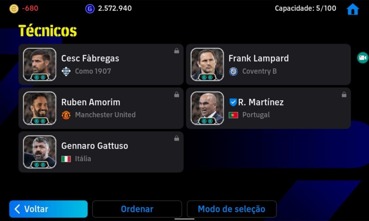 CONTA EFOOTBALL RARA! CRUYFF 109 + MBAPPE LISO + BERGKAMP + ETO E MUITO MAIS!!