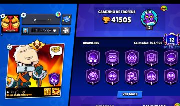 Conta Brawl Stars de 2019 | 41K Troféus | 103/105 Brawlers