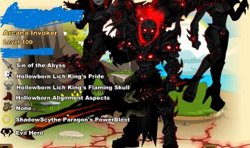 Conta lvl100 AQW End Game, cheia de HardFarm.