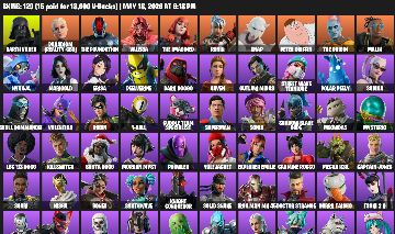 Conta Fortnite 129 Skins | Peter Griffin, Superman, Hatsune Miku