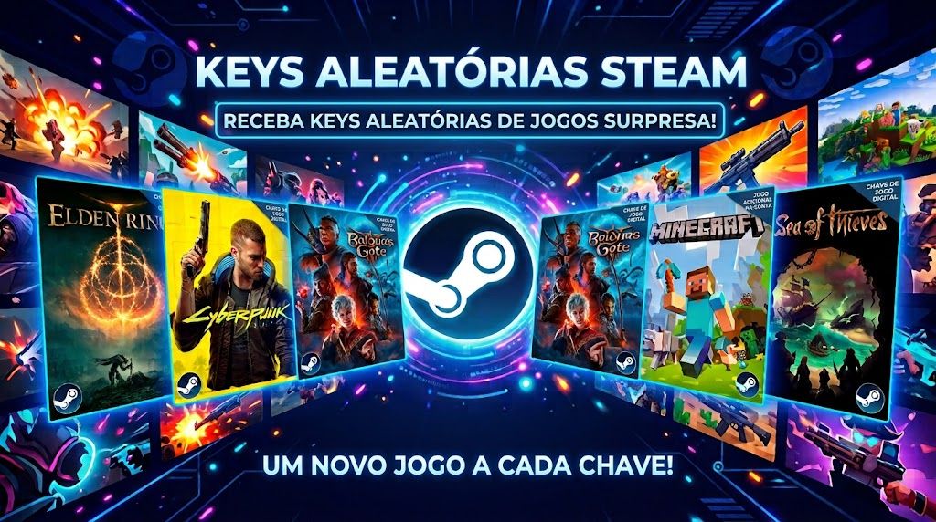 STEAM KEYS ALEATÓRIAS | Melhores preços da GGMAX!!!