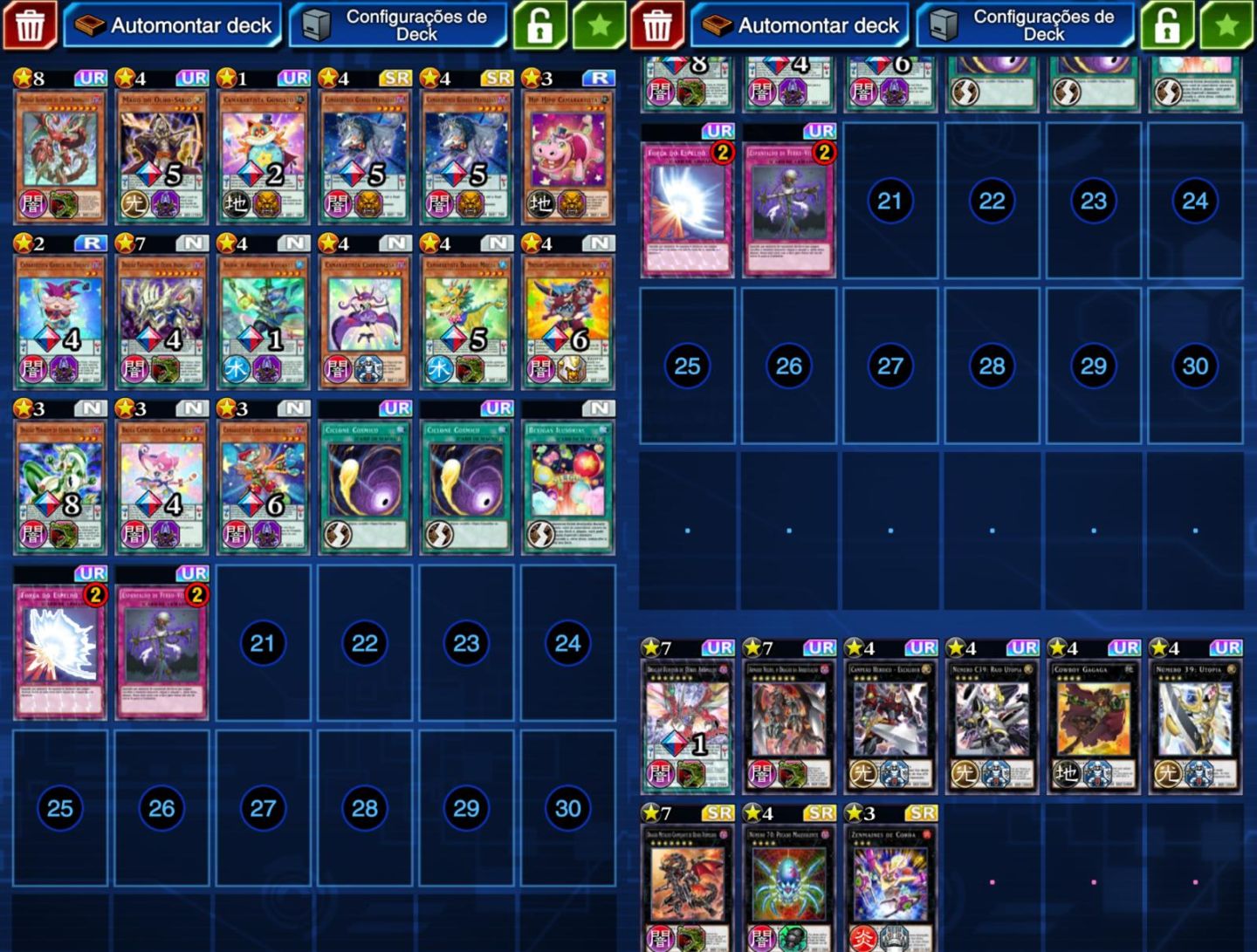 Conta Yugioh duell link(Yugi level 31)
