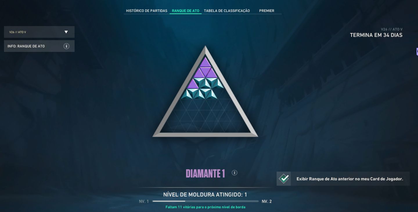 Conta valorant diamante 1