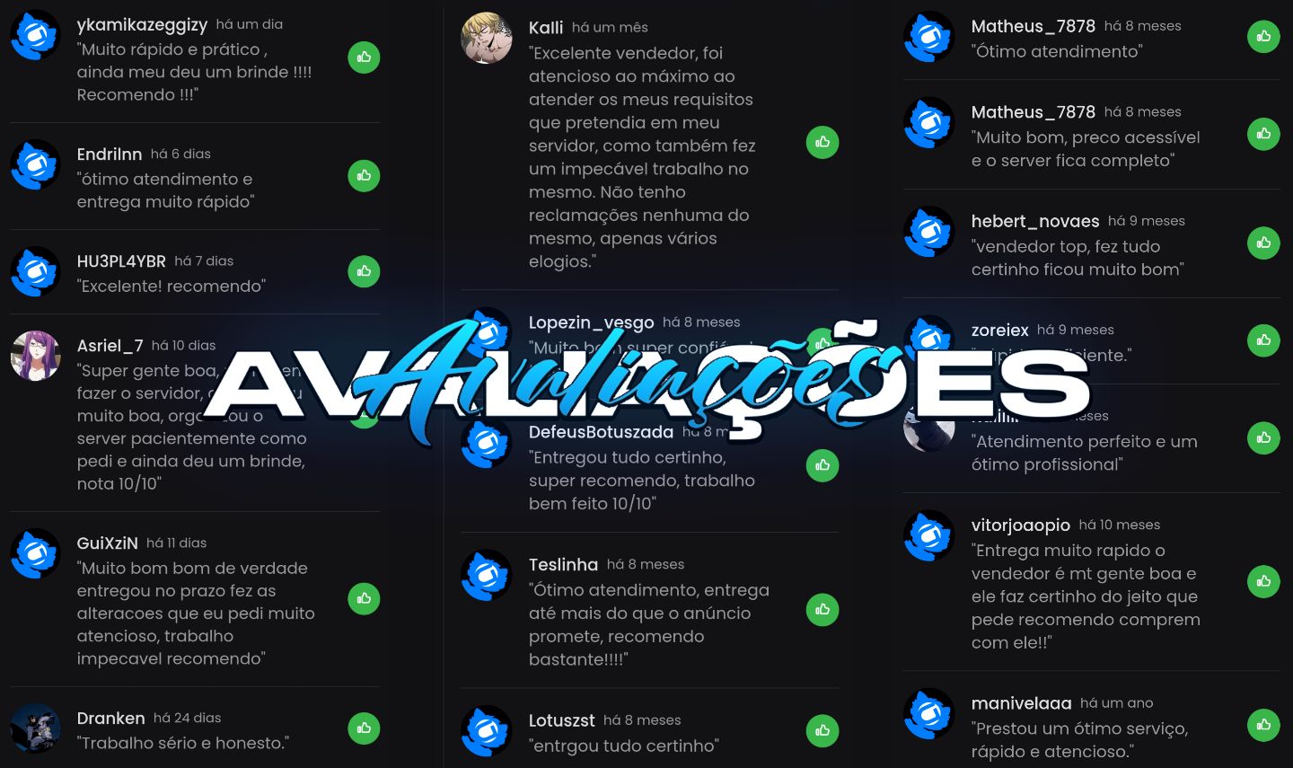 PROMOÇÃO - CRIO SERVER DISCORD | LEIA A DESCRIÇÃO