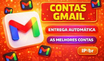 Contas Gmail com 1 mes IP BR