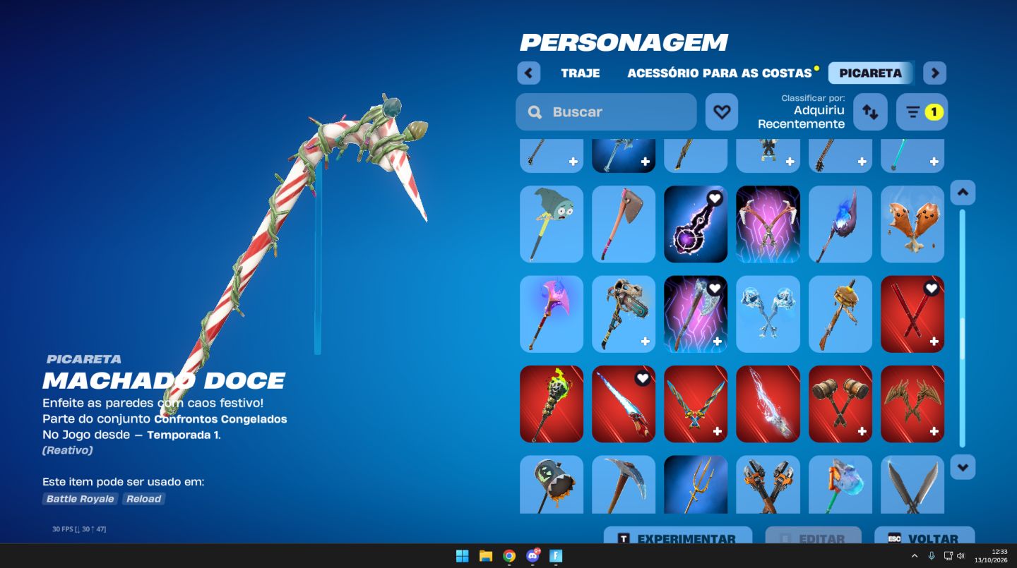 Conta de fortnite OG (+30 Skins compradas, e pacotes exclusivos)