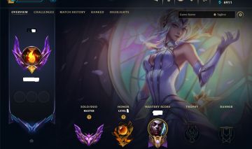 CONTA LOL MESTRE MMR BUFFADO / LV 62 / 72 SKINS / FULL ACESSO AOS DADOS