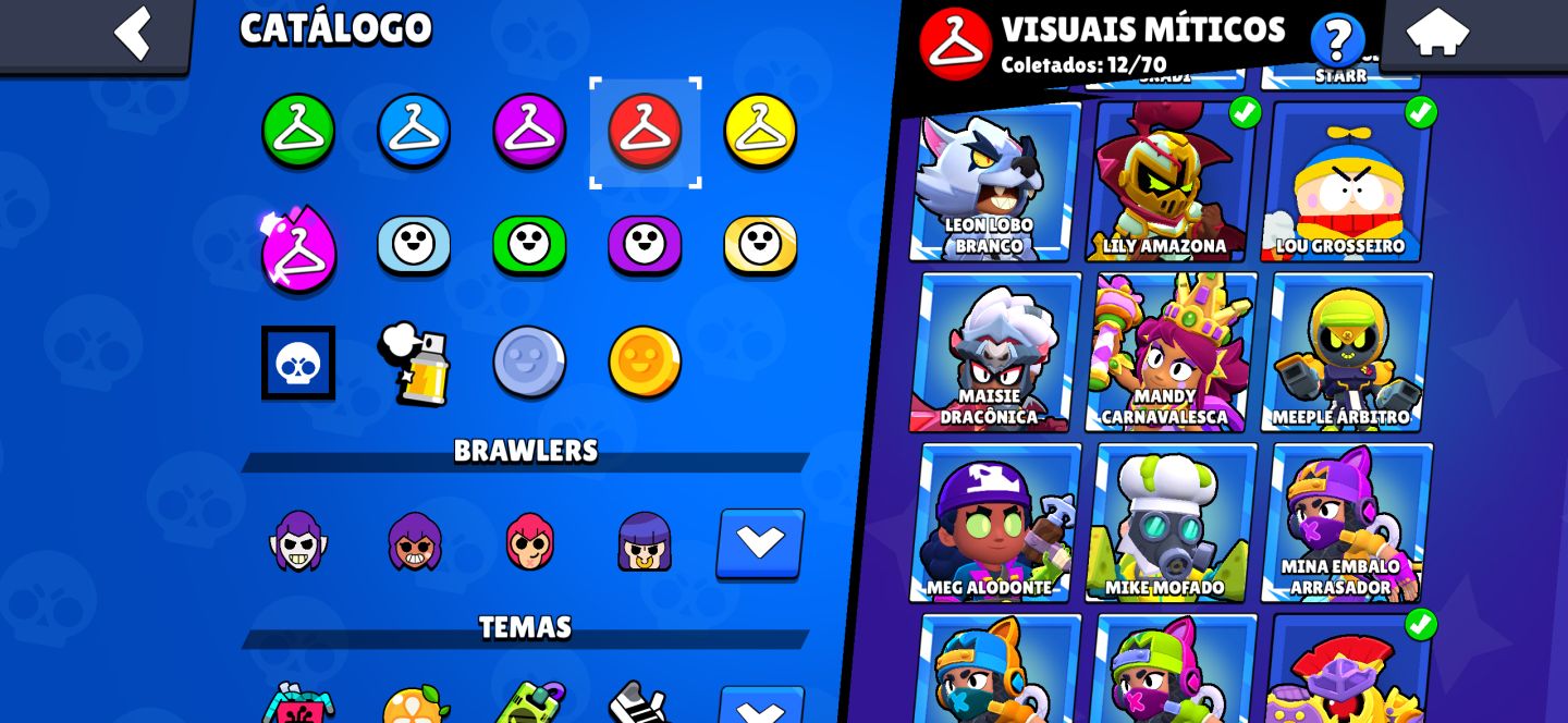 Conta Brawl Stars rara 7 anos