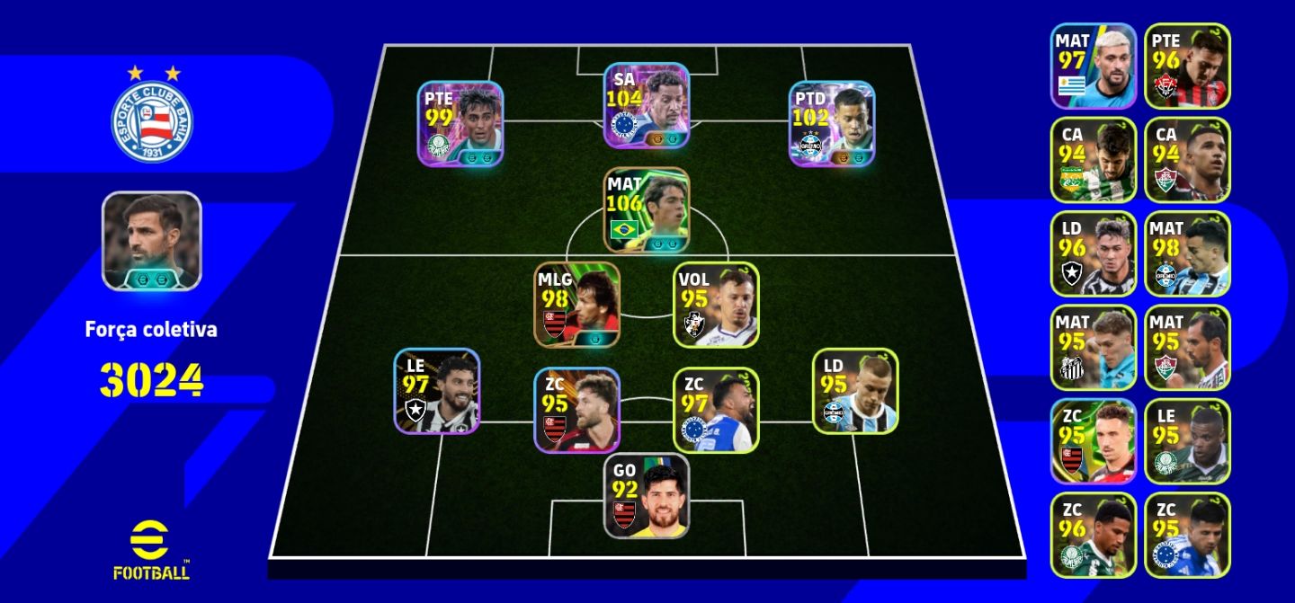 Conta eFootball | Messi Ronaldinho Kaká Neymar, Bale e Lendas + 11k de moedas