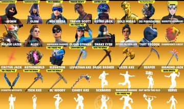 CONTA DE FORTNITE 900 SKINS