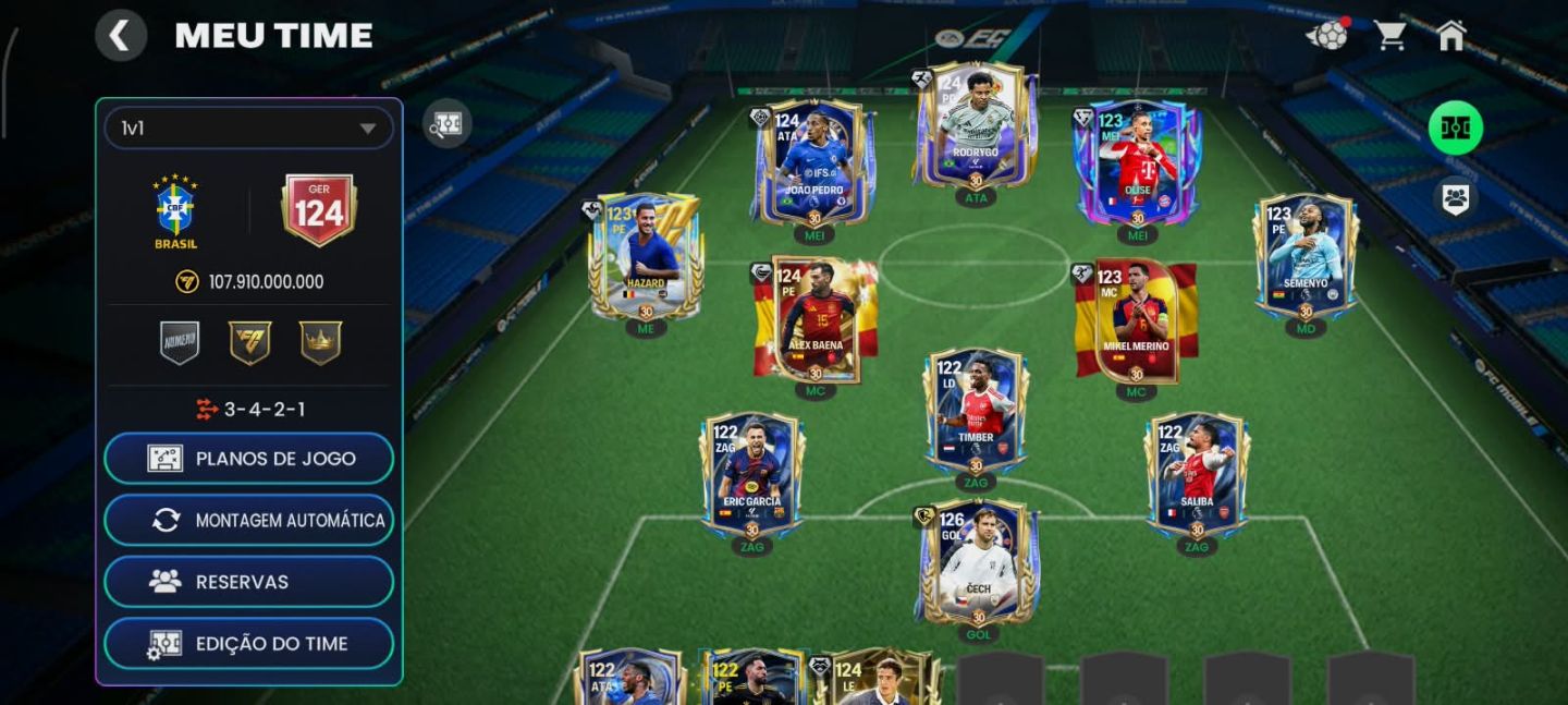 Conta eafc mobile ger 124 negociável