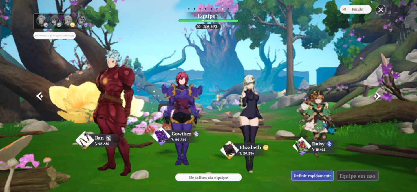 7ds Origin - Conta End game ban p10, merlin p7+