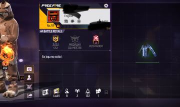 Conta de Freefire com os Primeiros passe e beta