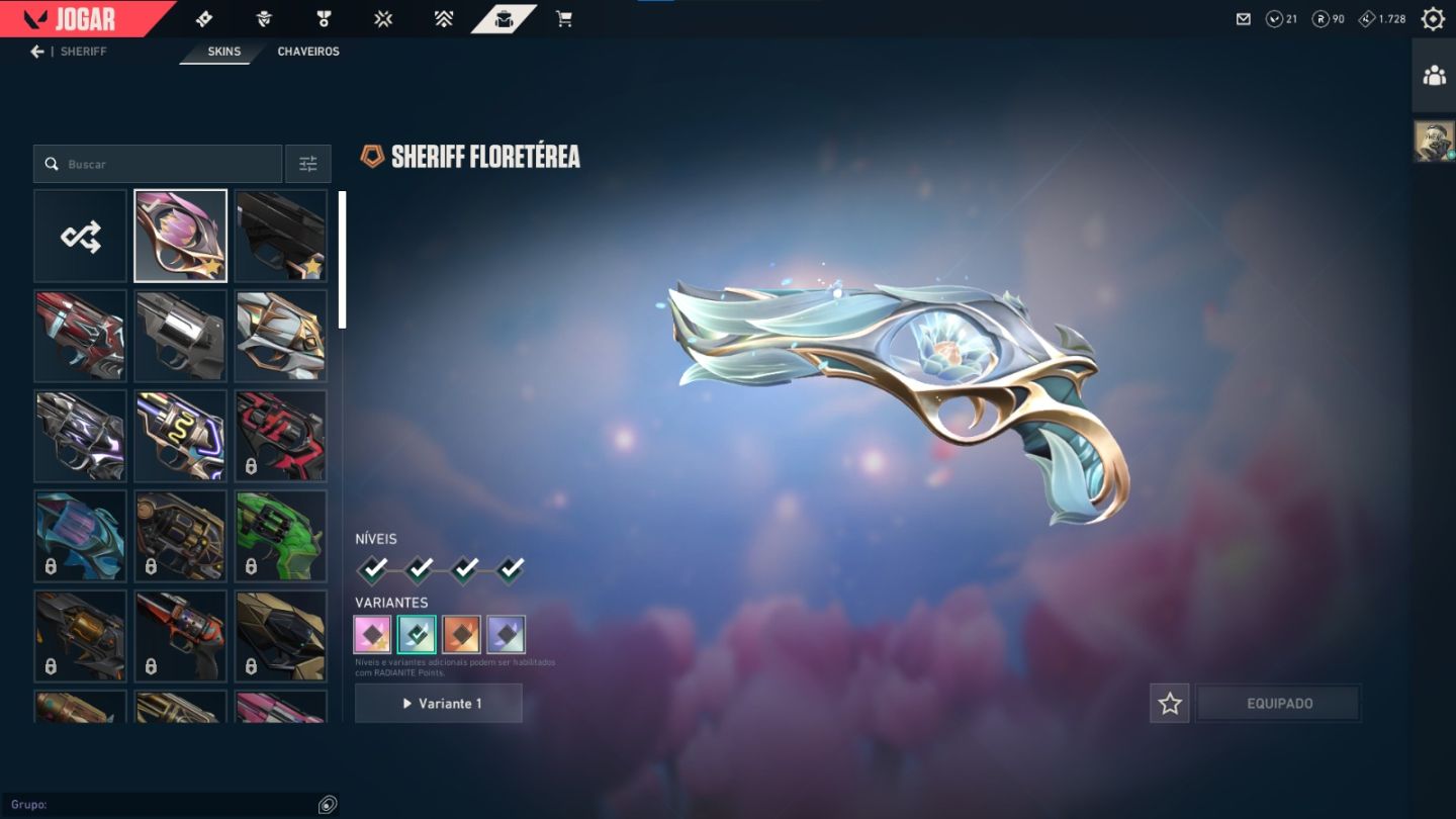 4-5k em skins, dona única e total acesso, podemos negociar valor