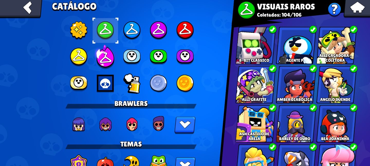 (40% Off) Conta Imperdível | 500 skins | 75 brawlers NV 11 | 3 Pro Pass